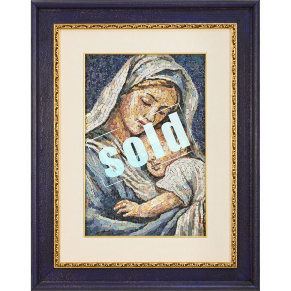 saint-peter-mosaic-Art-gallery-rome-Madonna-and-baby-sold.spt54